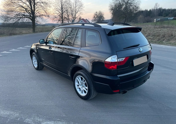 BMW X3 cena 34900 przebieg: 231000, rok produkcji 2008 z Nidzica małe 436